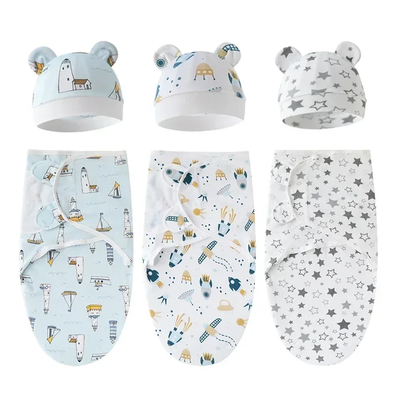 Baby Clothing Gift Set - Selimut bedong katun bayi 0-6 bulan