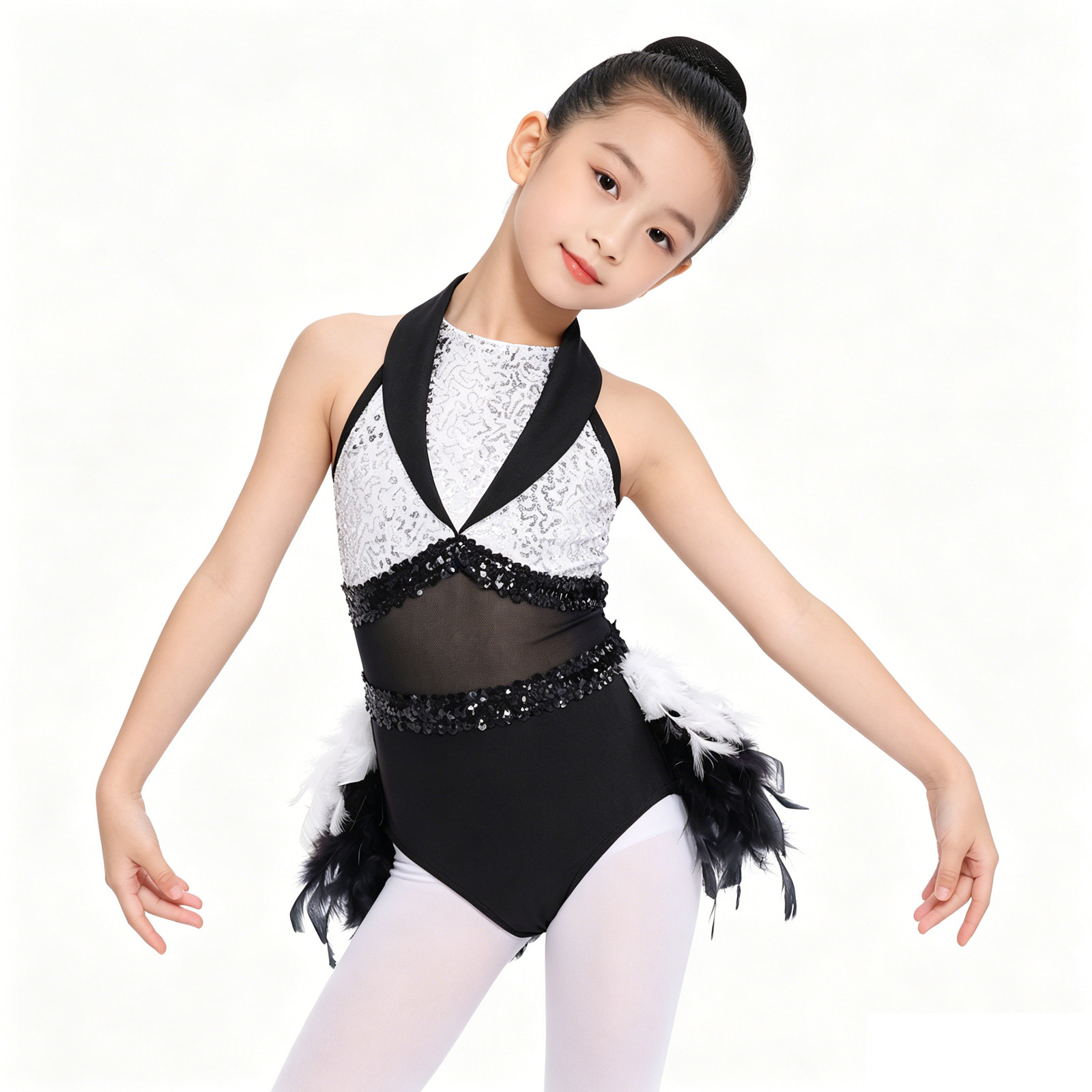 Baby Tutu Skirt - Gaun Leotard Cha-cha Tari Jazz Latin