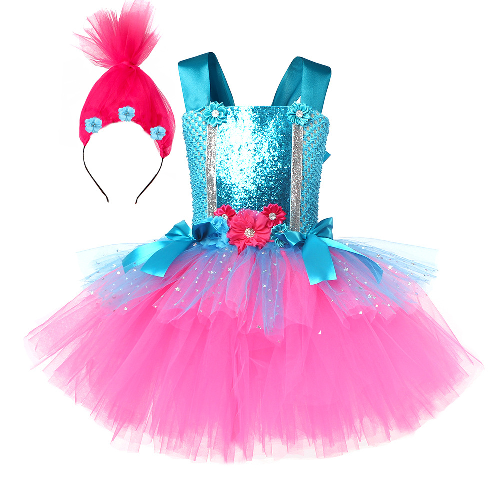 Baby Tutu Skirt - Gaun Tutu Troll untuk Anak Perempuan
