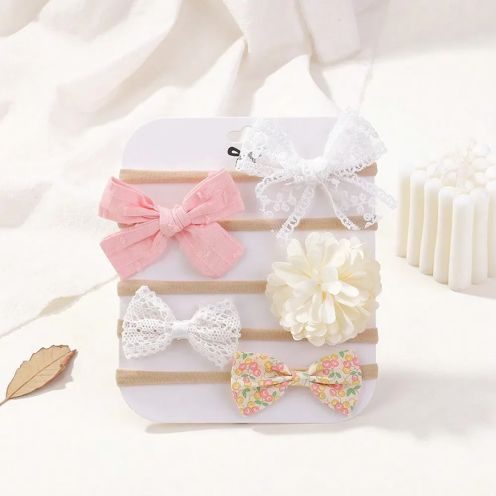 5 Buah/Set Ikat Kepala Elastis - Baby Clothing Gift Set ulasan dan harga